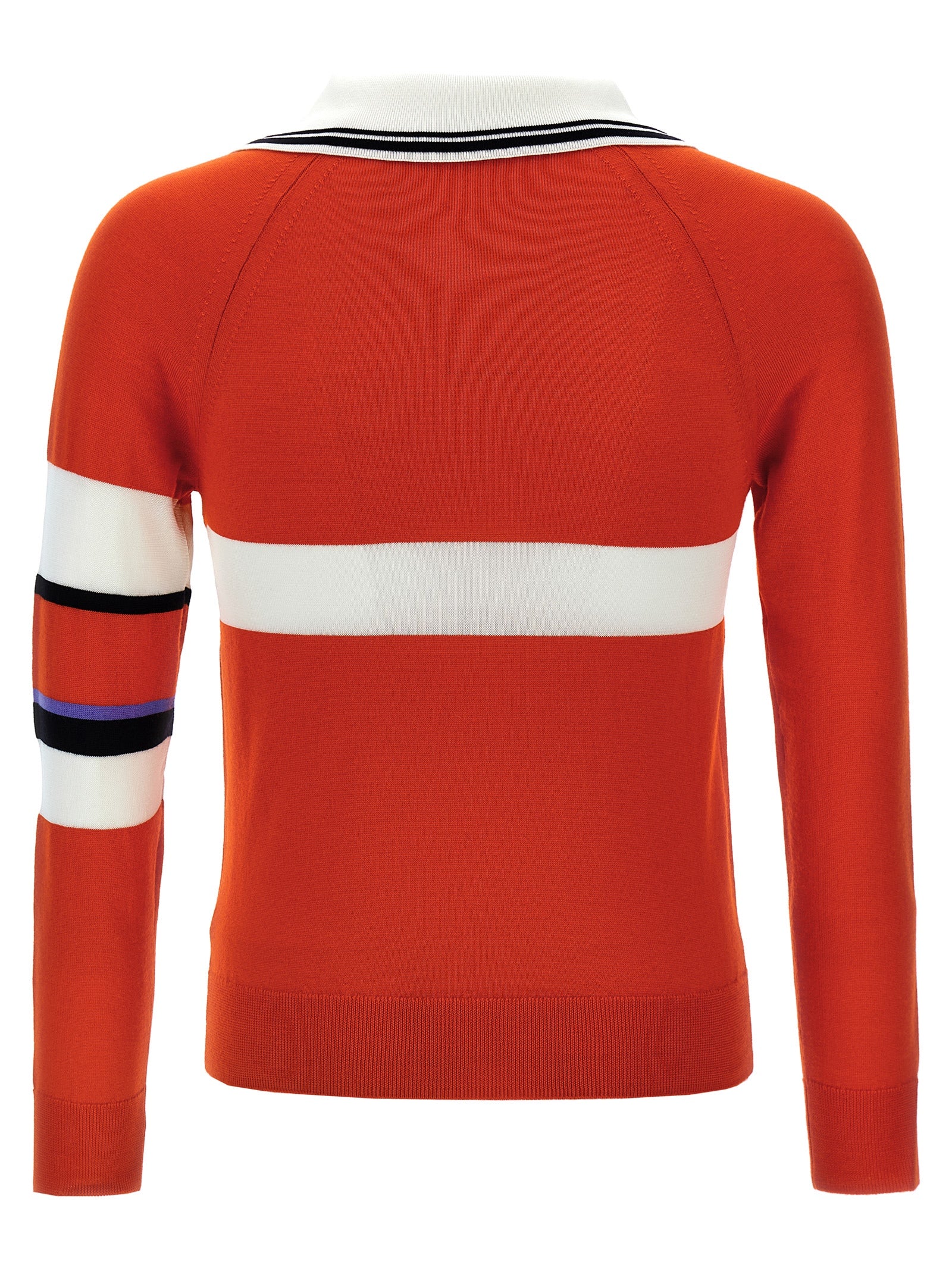 WALES BONNER Mehrfarbige Wollstrickjacke