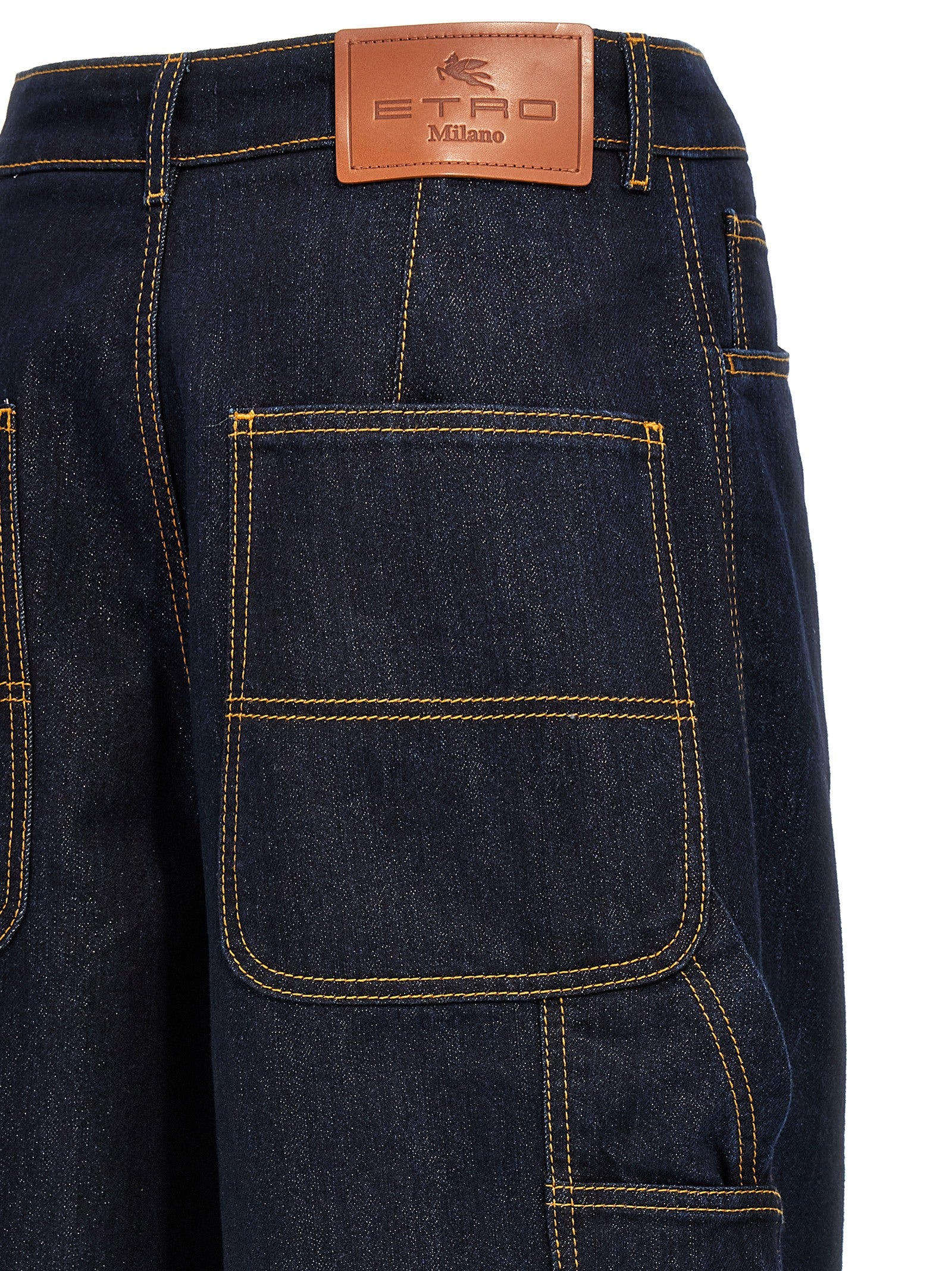 Etro Blaue Baumwolljeans Denim