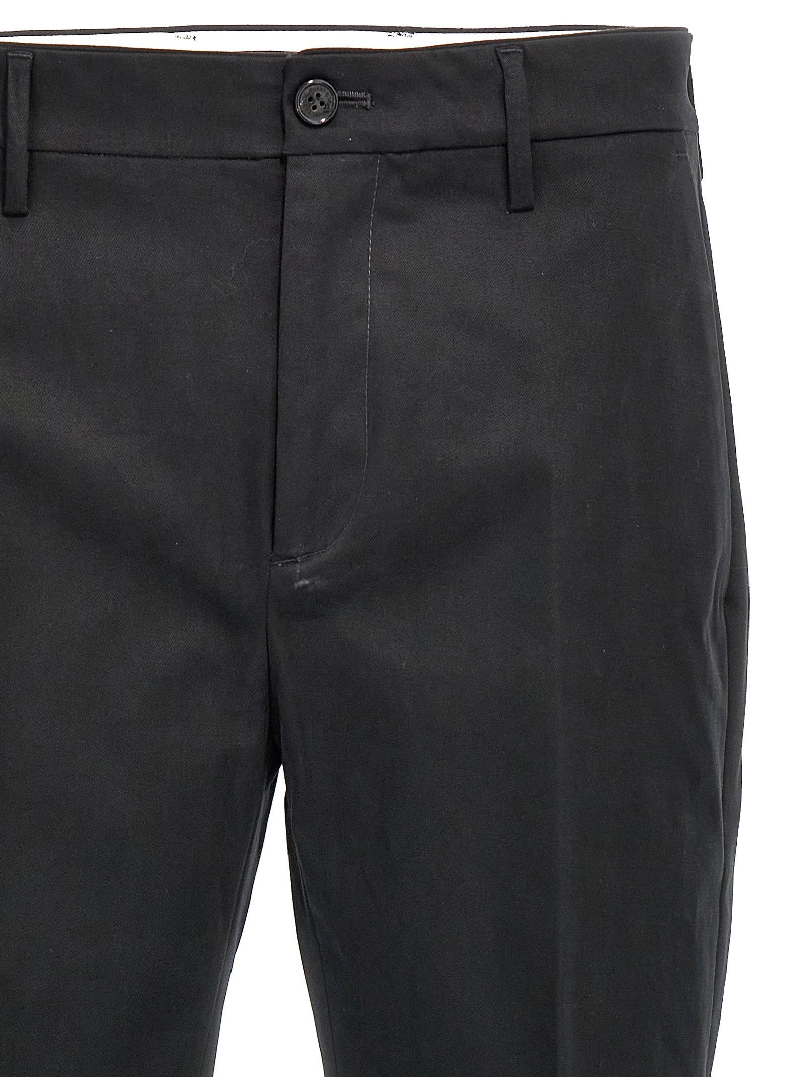 Department 5 Schwarze Baumwoll-Freizeithose