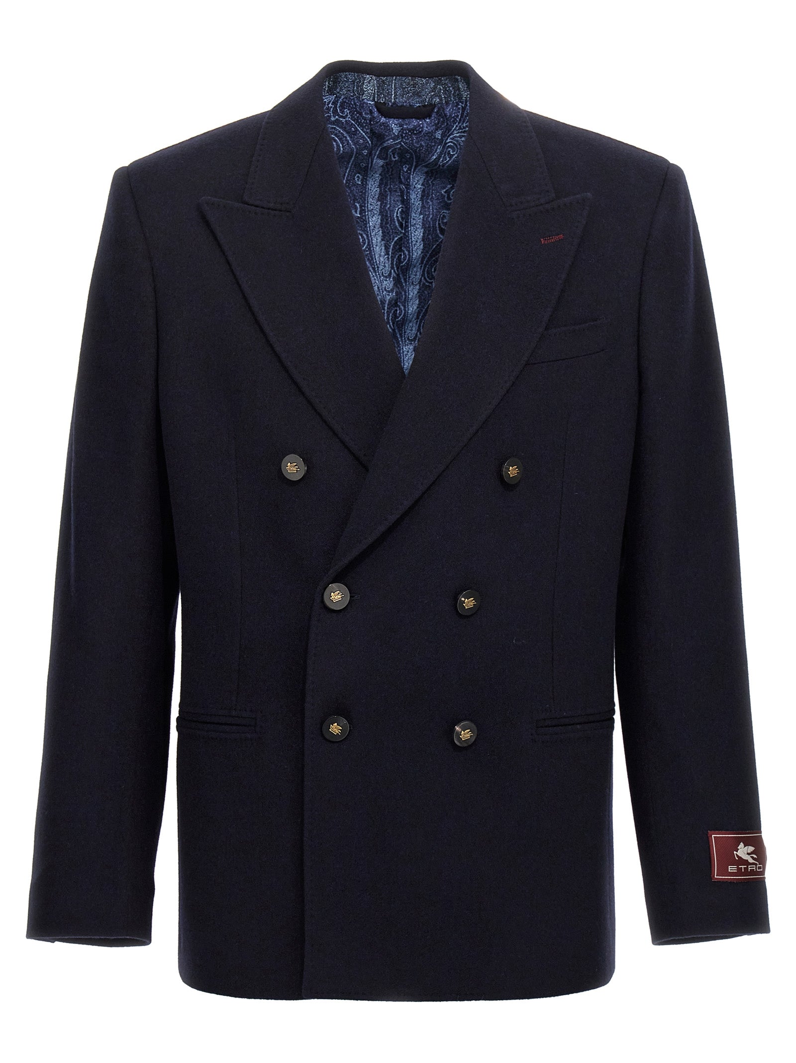Etro Blauer Kaschmir-Blazer