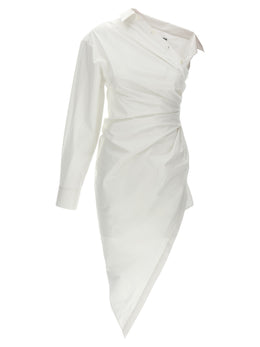 Alexander Wang Weißes Baumwoll-Kurzkleid