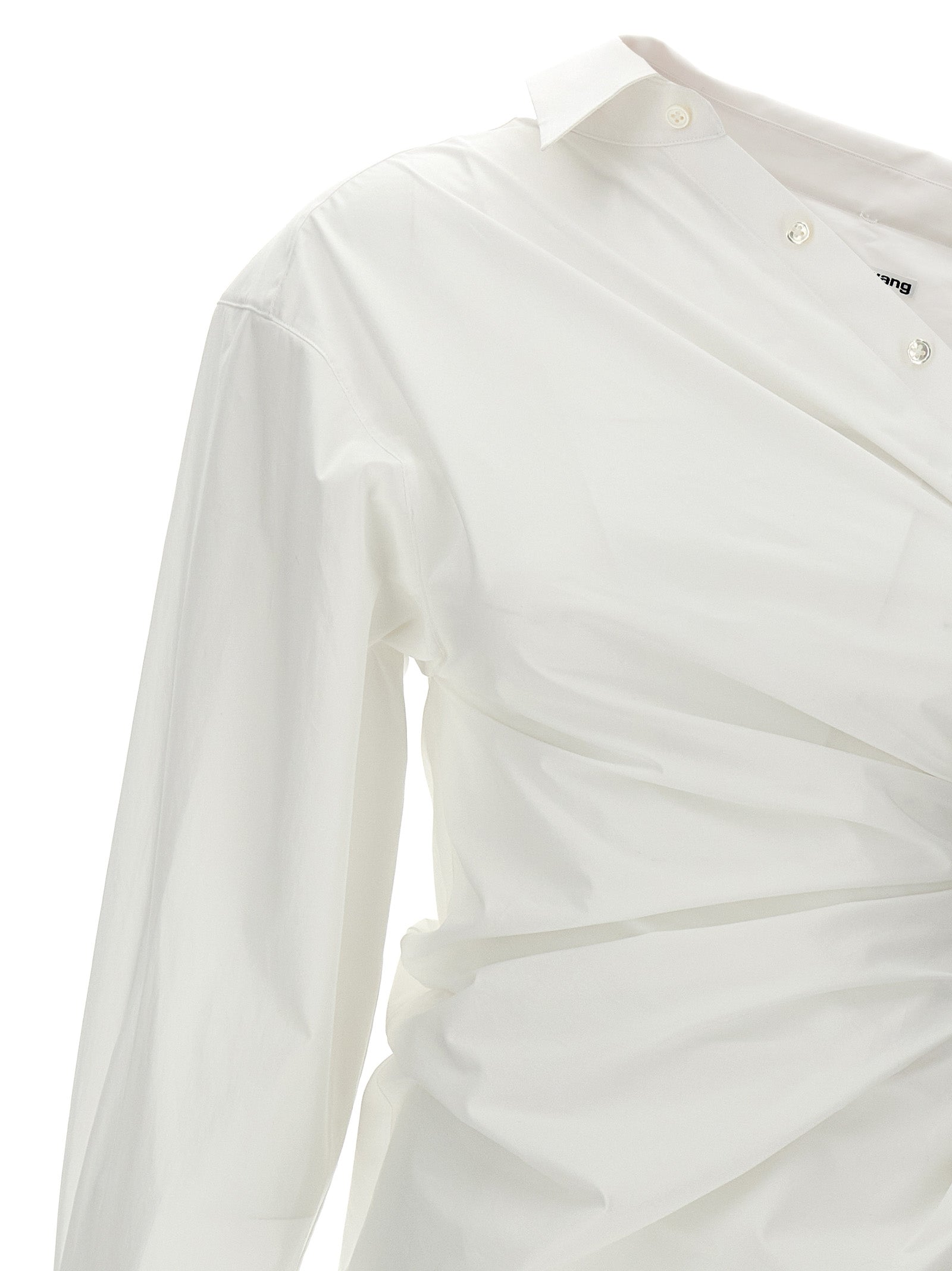 Alexander Wang Weißes Baumwoll-Kurzkleid
