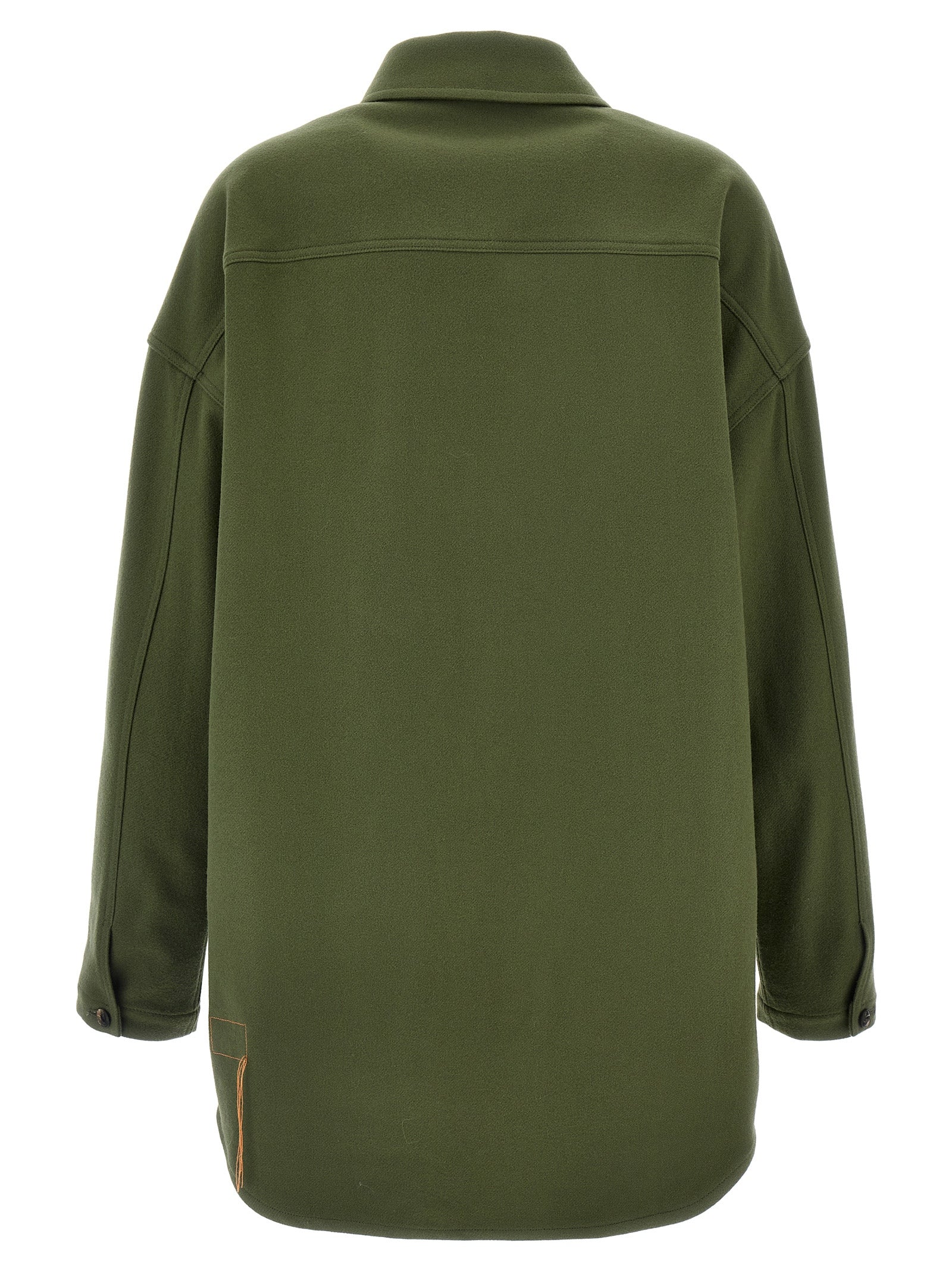 Fortela Zweifarbige Bluse aus reiner Schurwolle