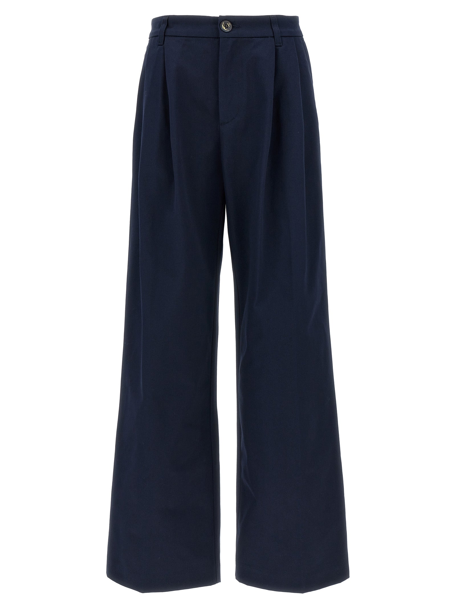Fortela Blaue Baumwoll-Freizeithose