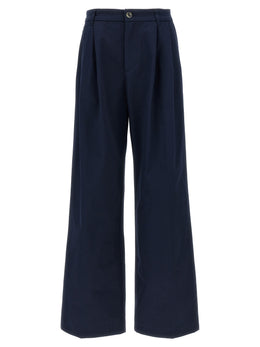 Fortela Blaue Baumwoll-Freizeithose