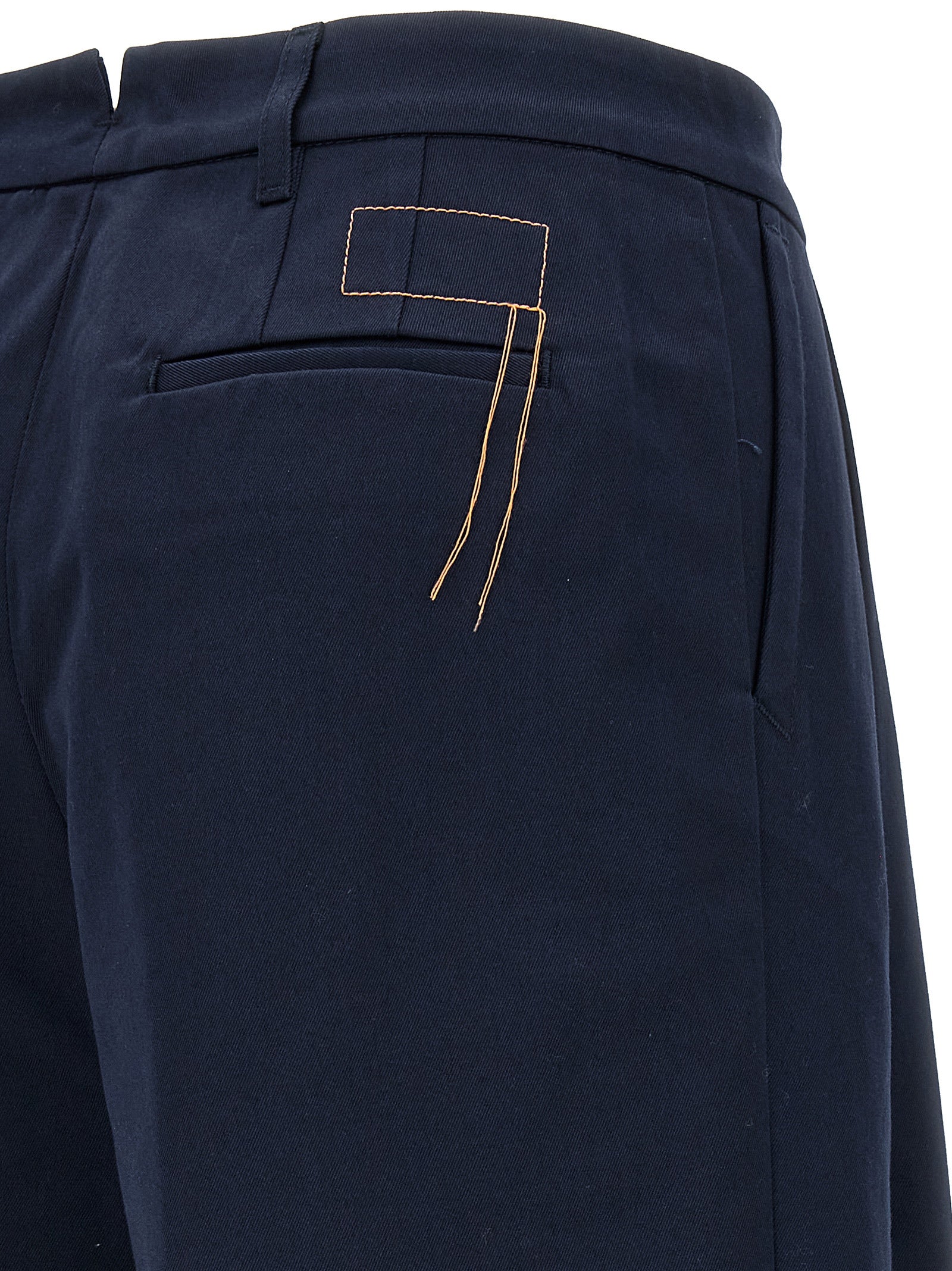 Fortela Blaue Baumwoll-Freizeithose
