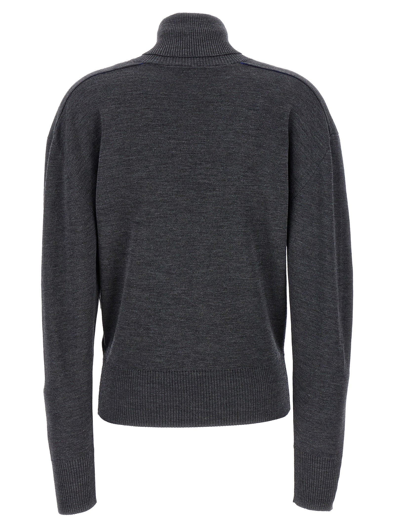 Burberry Grauer Wollcardigan