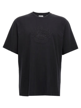 Burberry Schwarzes Baumwoll-T-Shirt