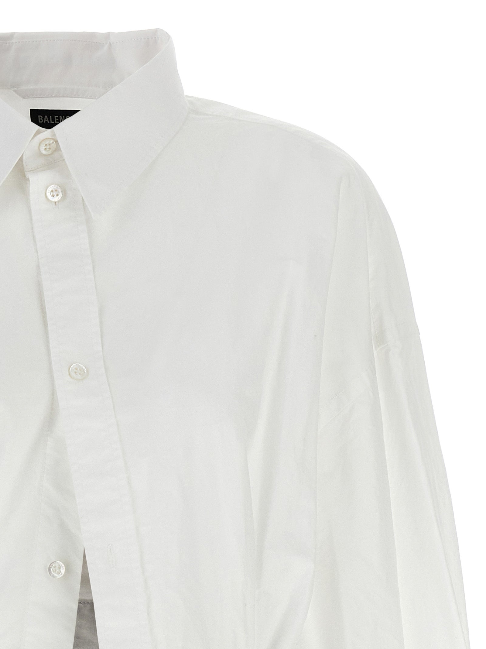 Balenciaga Weiße Baumwollbluse