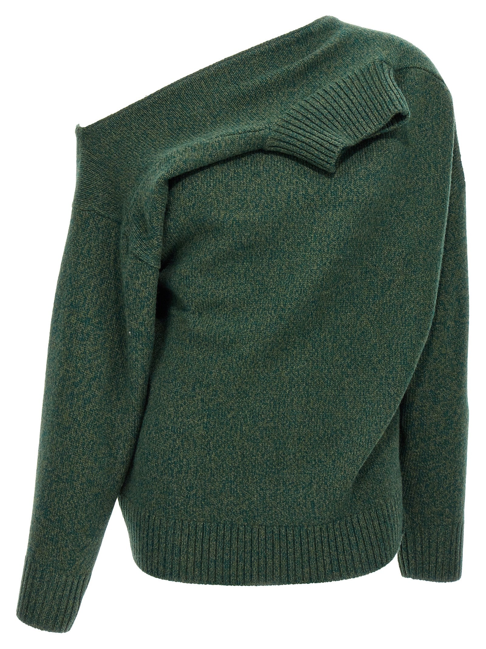 Victoria Beckham Zweifarbige Wollstrickjacke