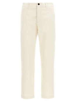 Department 5 Weiße Baumwollhose im Casual-Look