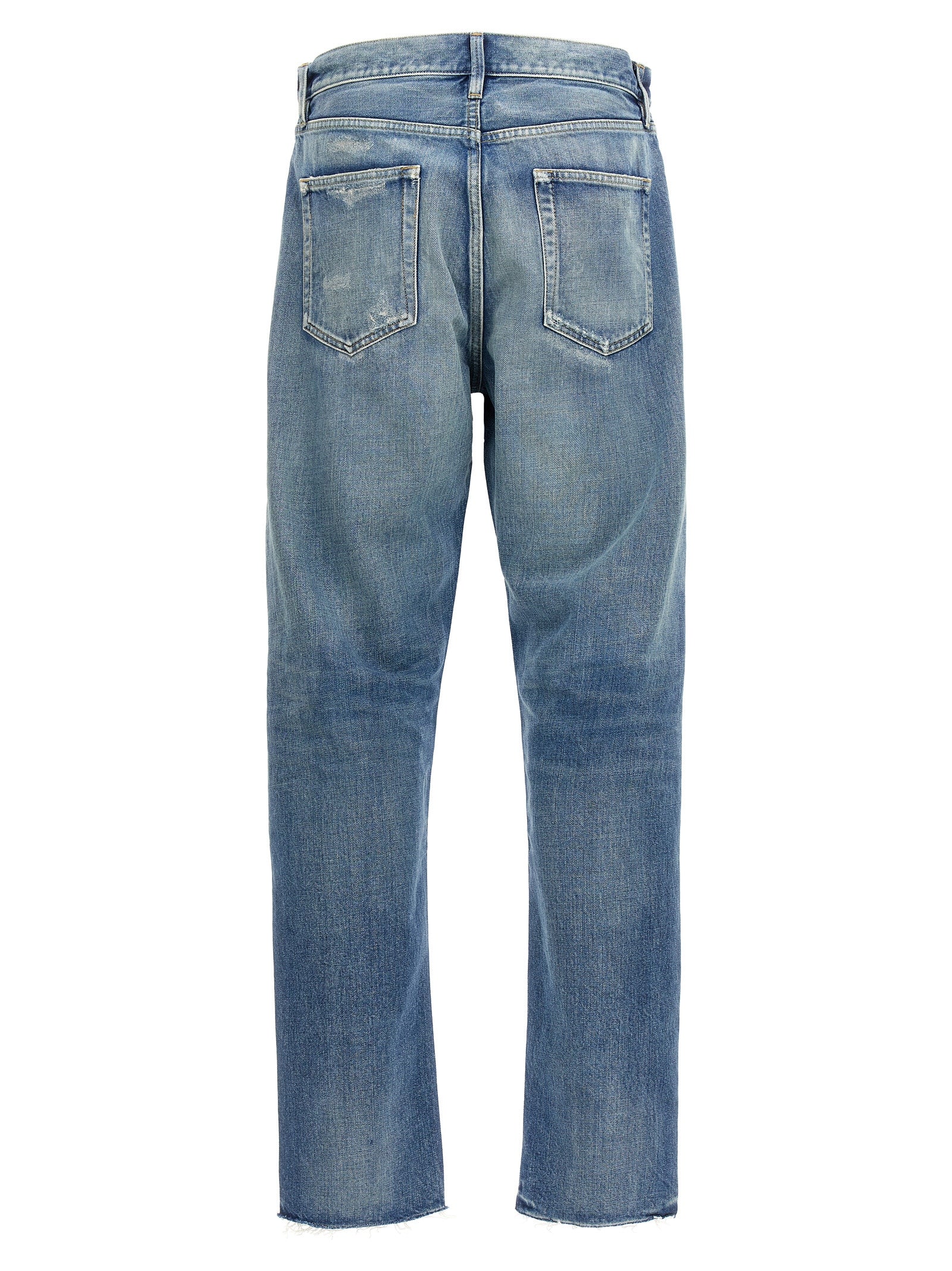 Fear Of God Blaue Jeans aus Baumwolle im geraden Schnitt
