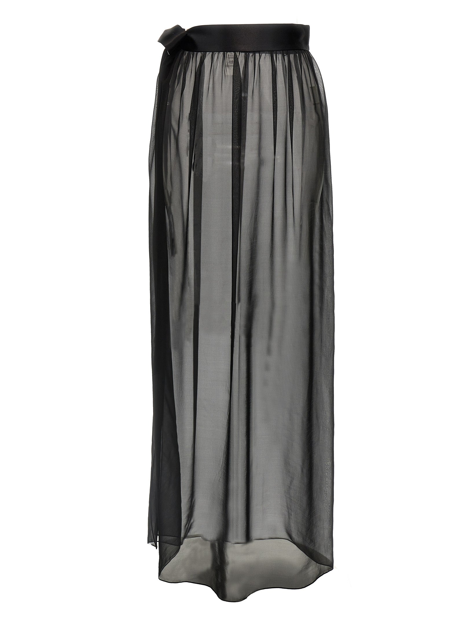 Dolce & Gabbana Schwarzer Minirock aus Seide