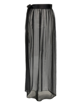 Dolce & Gabbana Schwarzer Minirock aus Seide