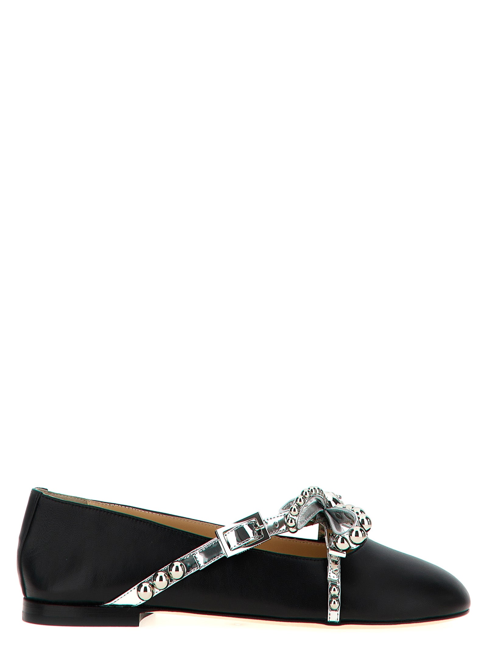 MACH & MACH Schwarze Ballerinas aus Leder