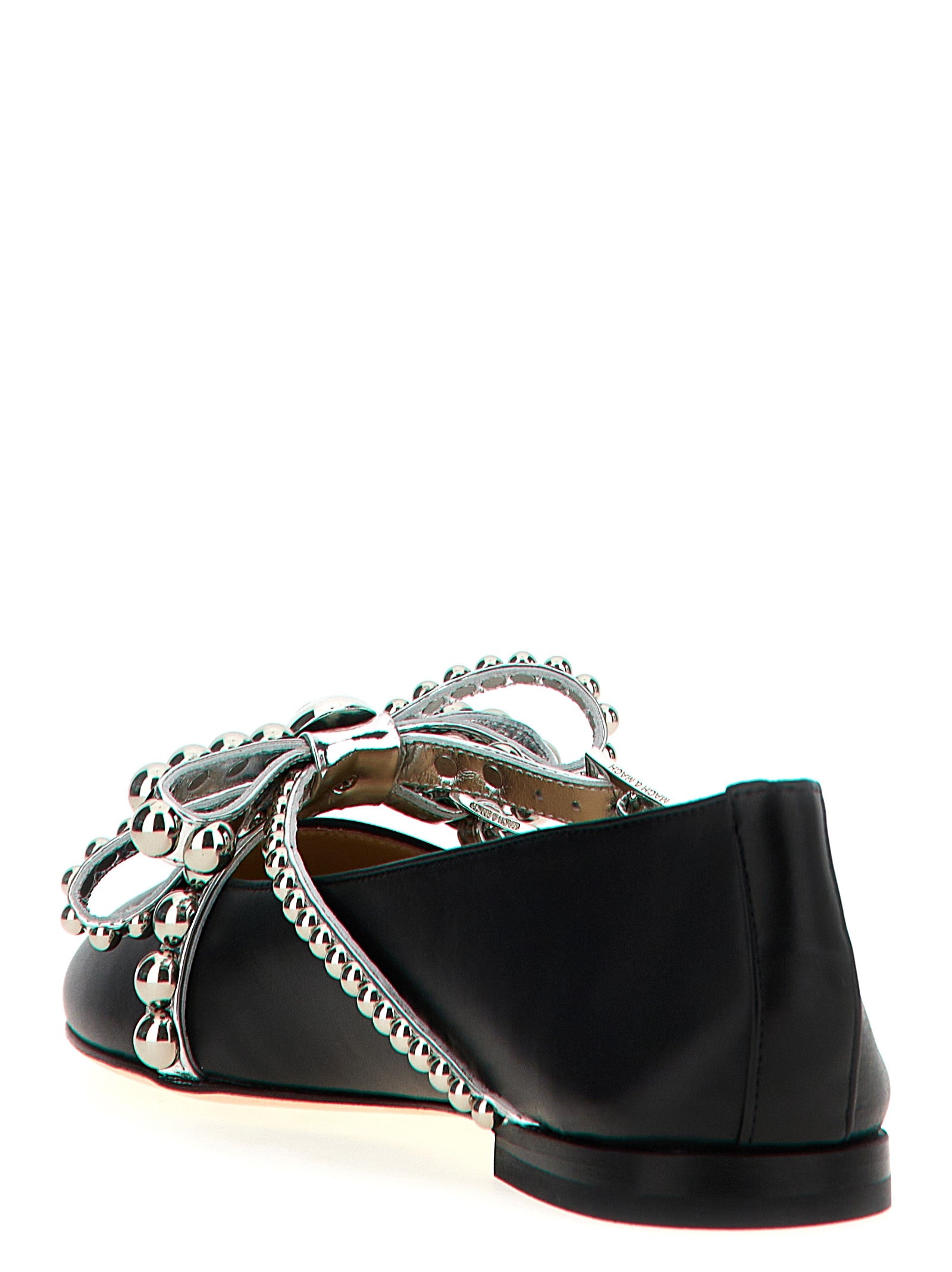 MACH & MACH Schwarze Ballerinas aus Leder