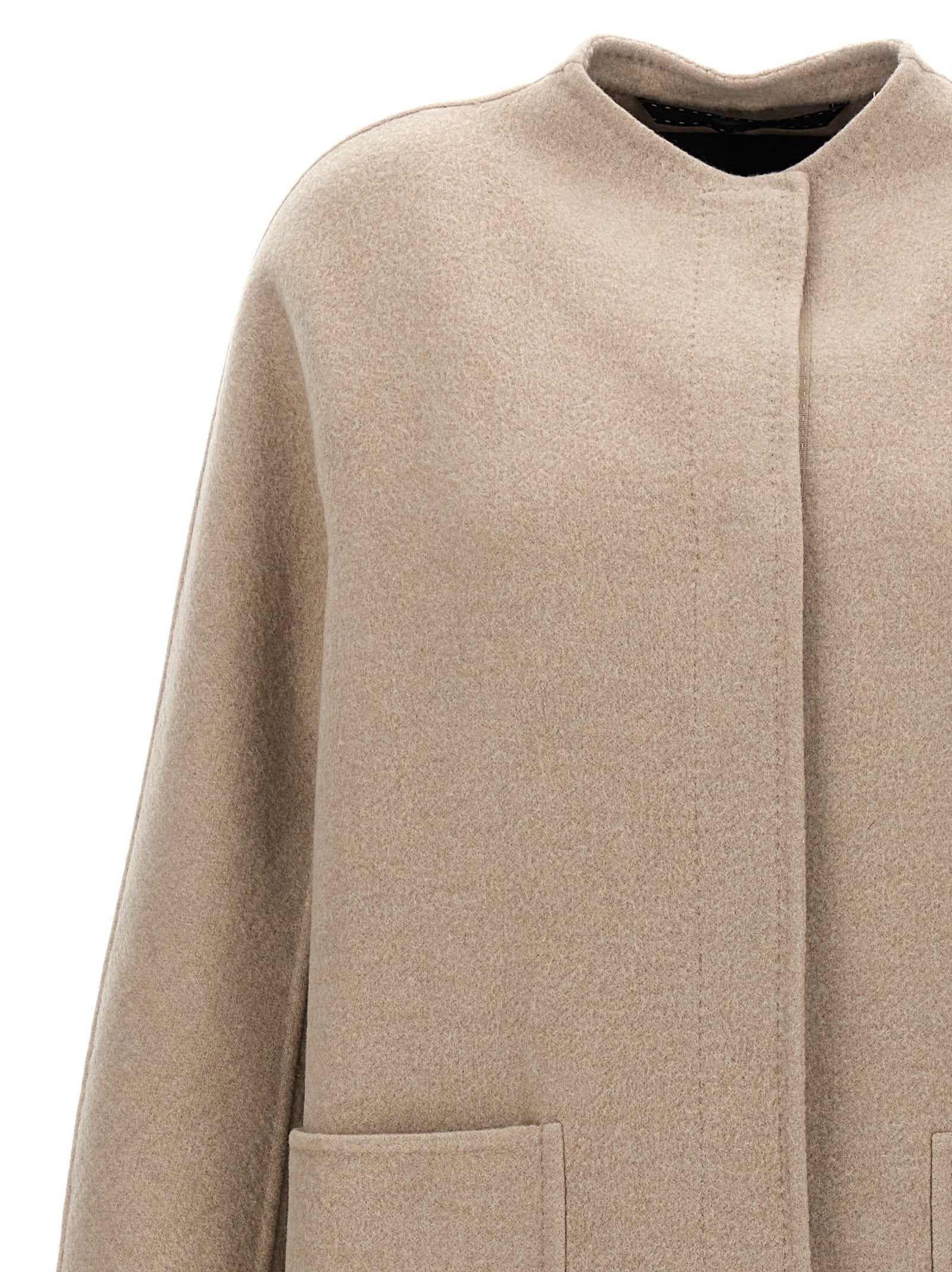 Max Mara Beiger Kaschmir-Mantel