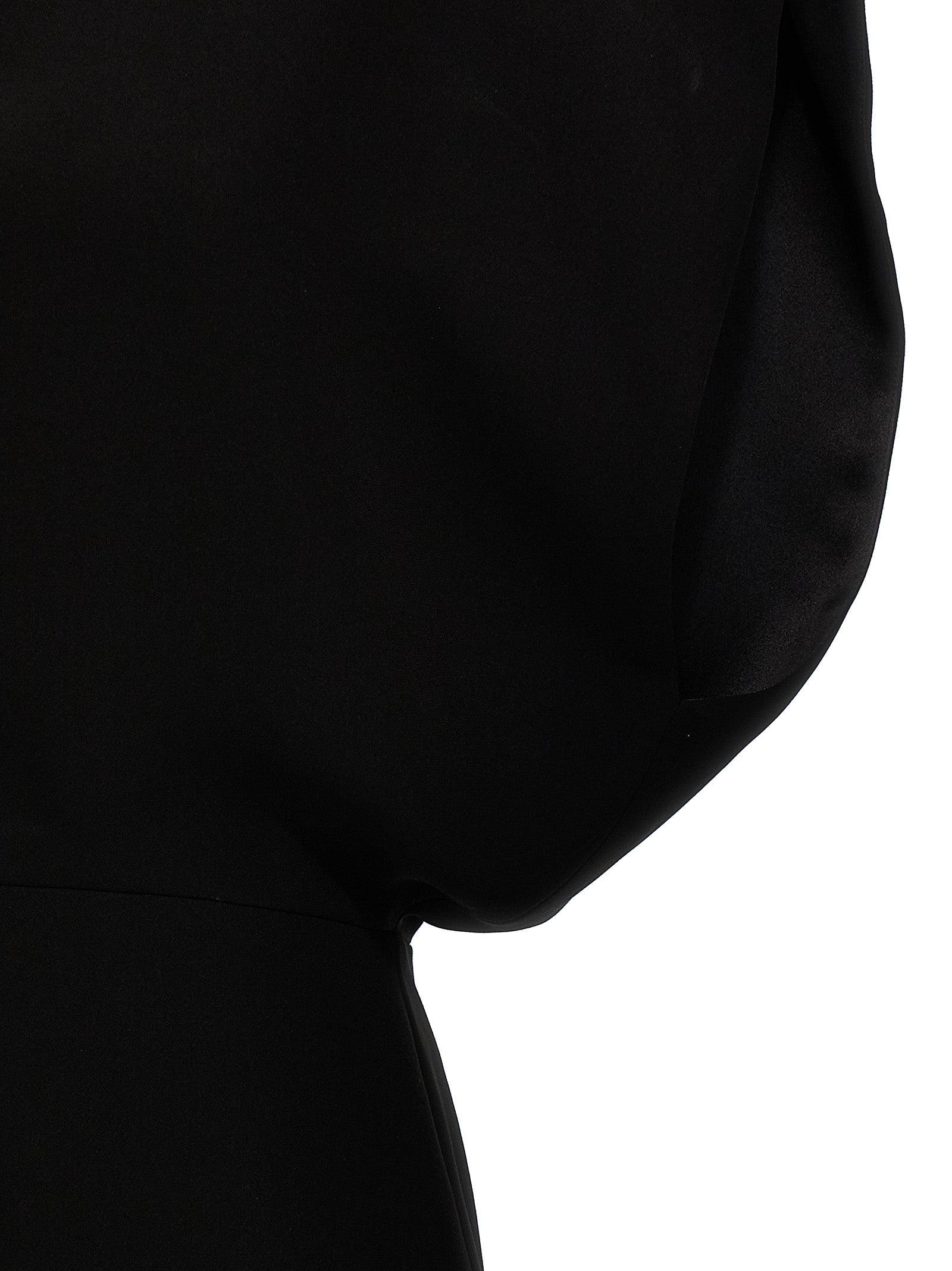 Max Mara Kurzes Schwarzes Kleid Aus Triacetat