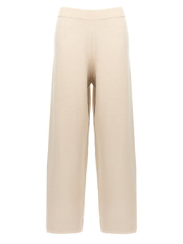 Max Mara Beige Viscose Casual Pants