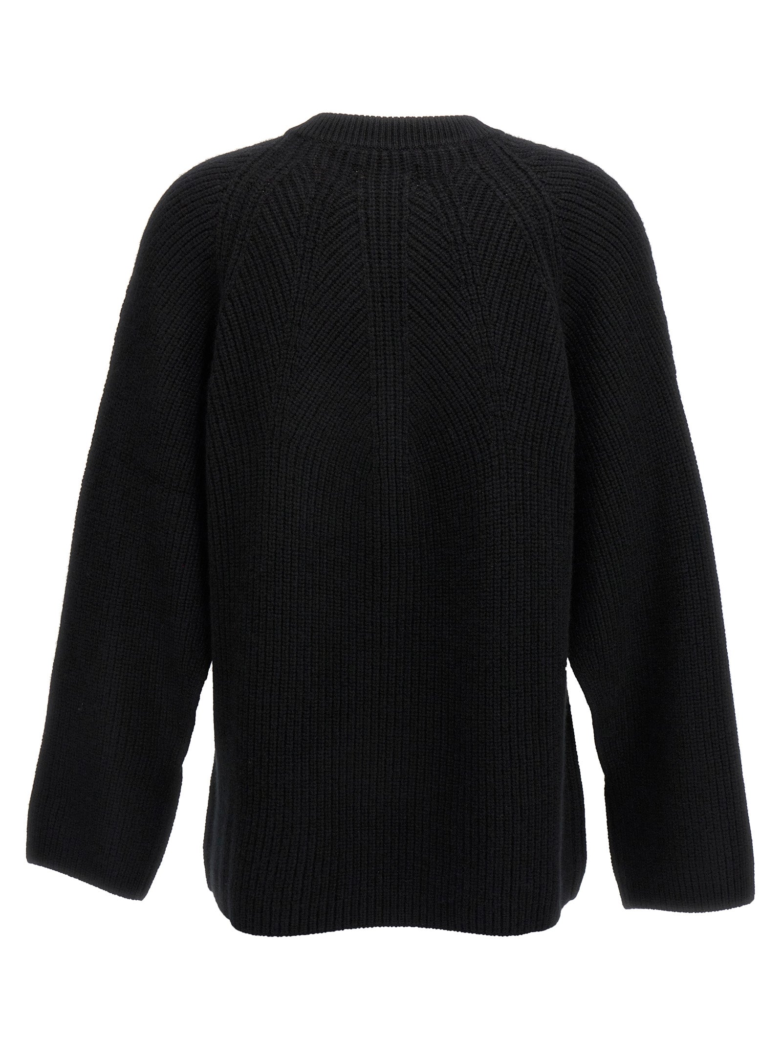 Loulou De Saison Schwarzer Kaschmir-Cardigan