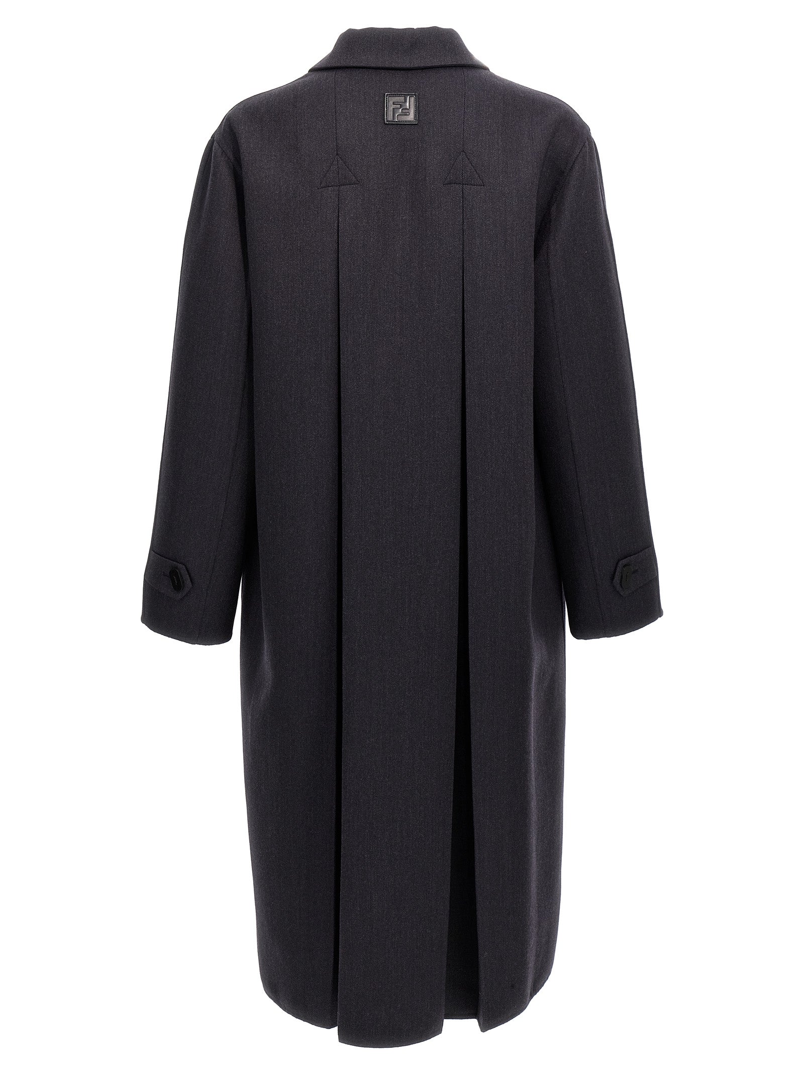 Fendi Blauer Sakko aus reiner Schurwolle