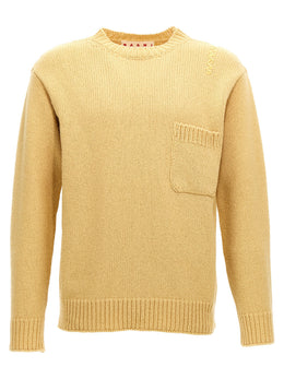 Marni Zweifarbige Wollstrickjacke