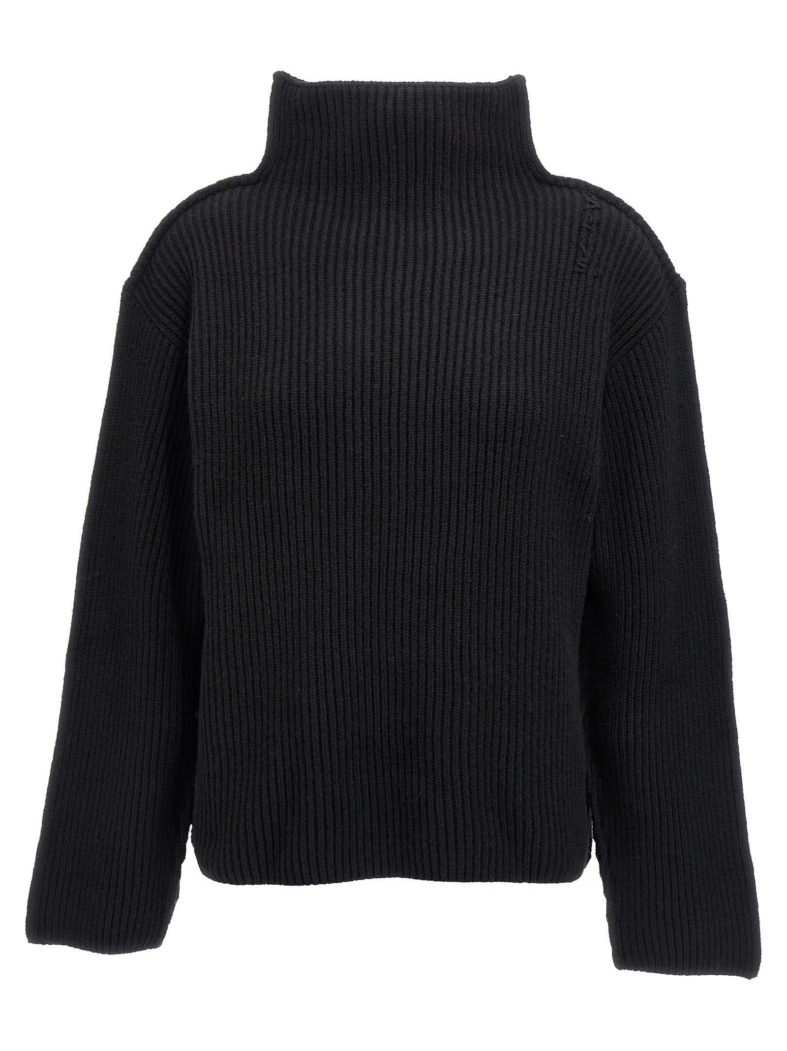 Marni Schwarzer Wollcardigan