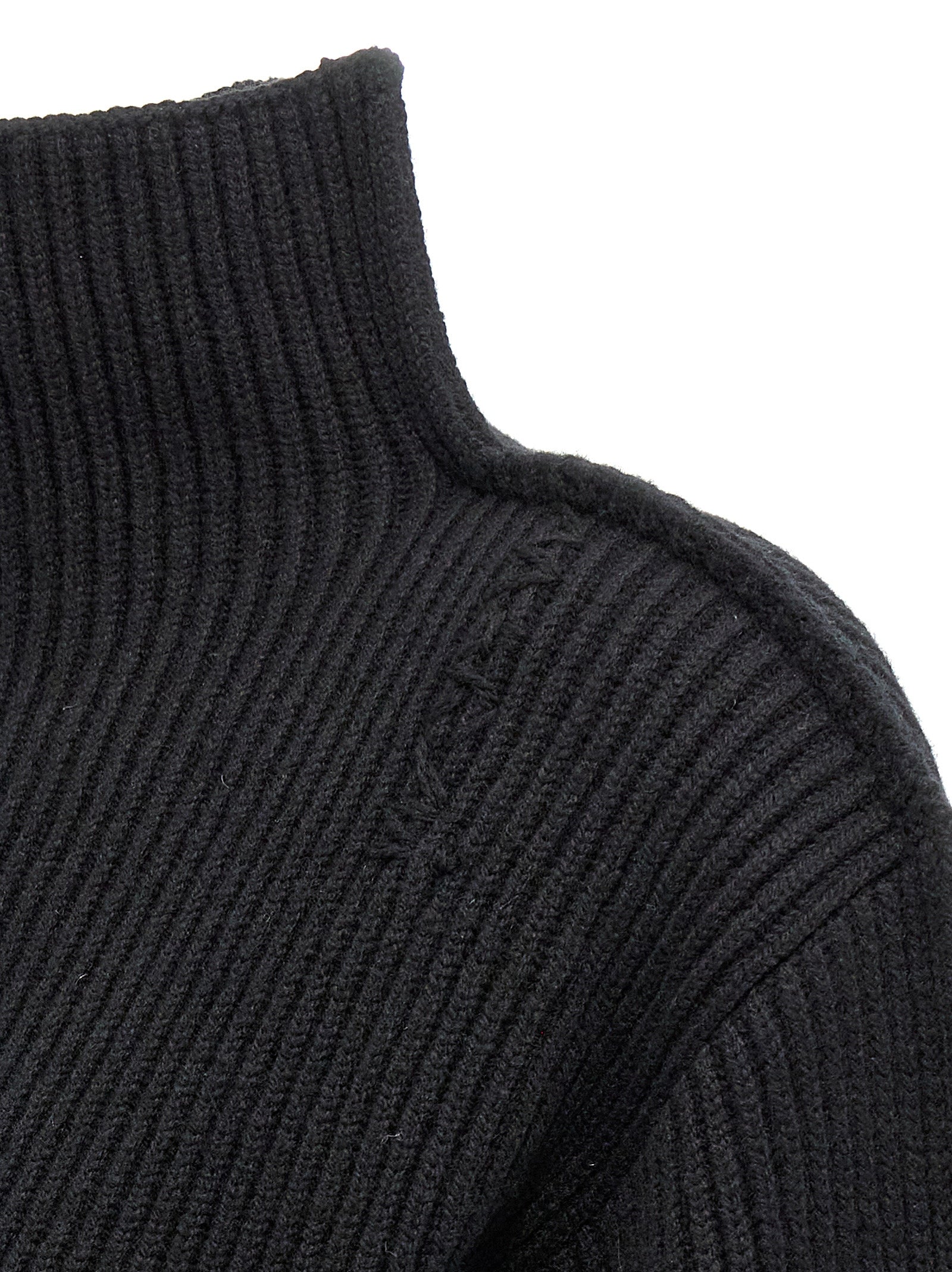 Marni Schwarzer Wollcardigan