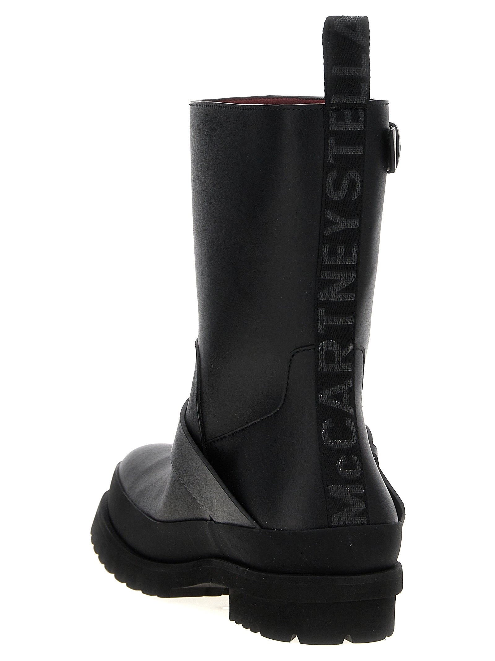 Stella McCartney Schwarze Ankle Boots aus Polyester