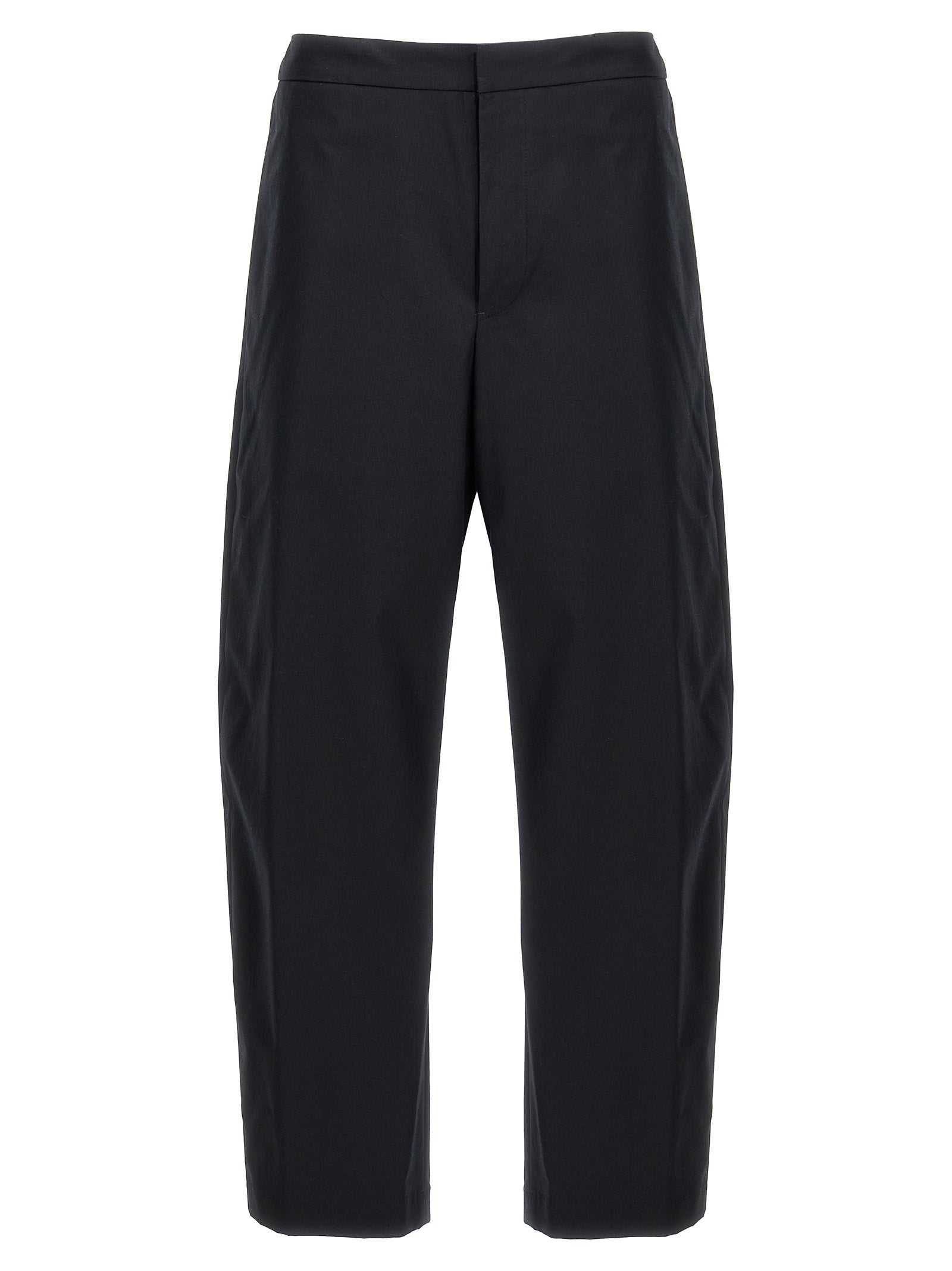 Jil Sander Blaue Baumwoll-Freizeithose