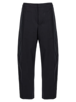 Jil Sander Blaue Baumwoll-Freizeithose