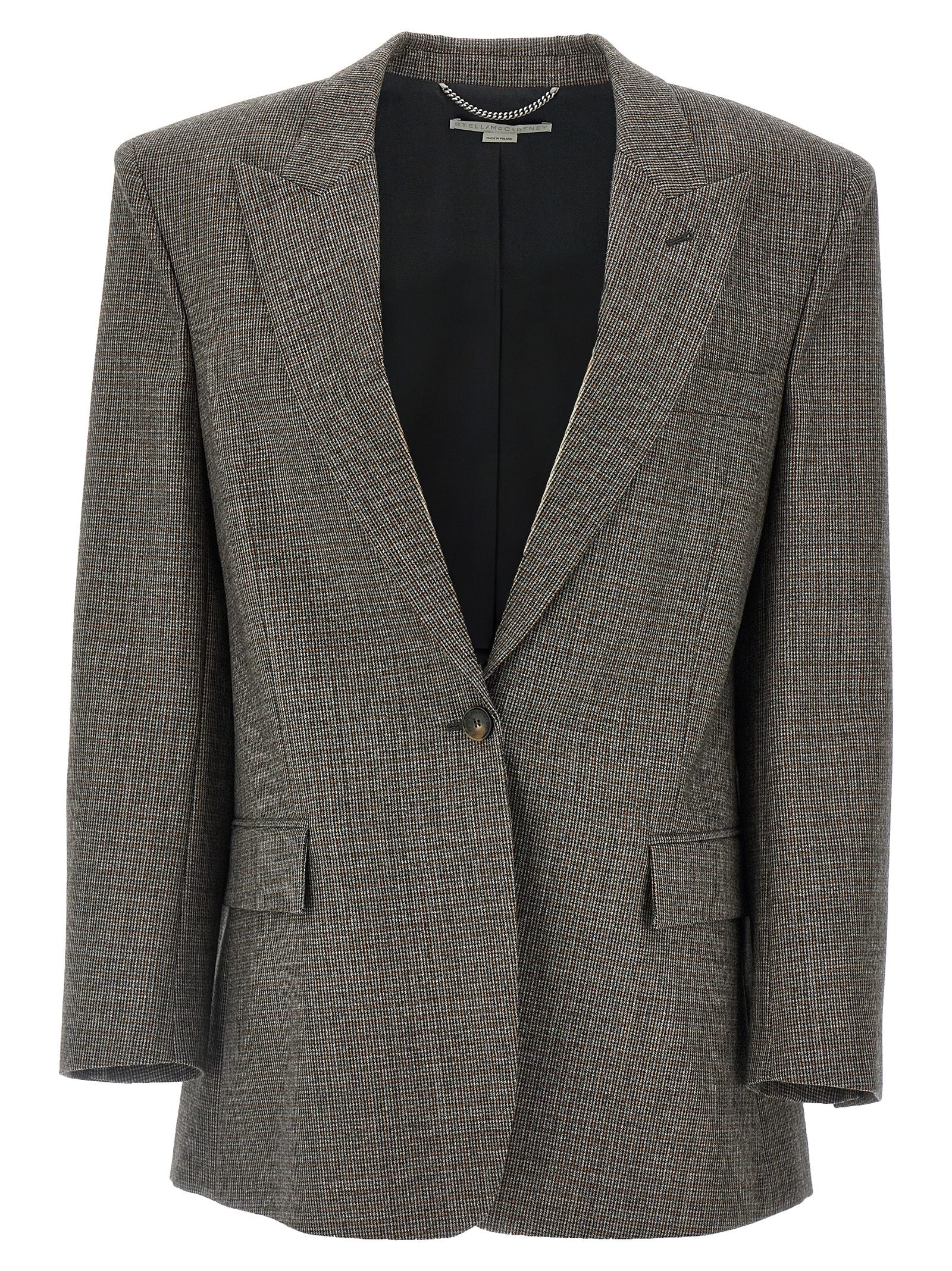 Stella McCartney Grauer Wollblazer