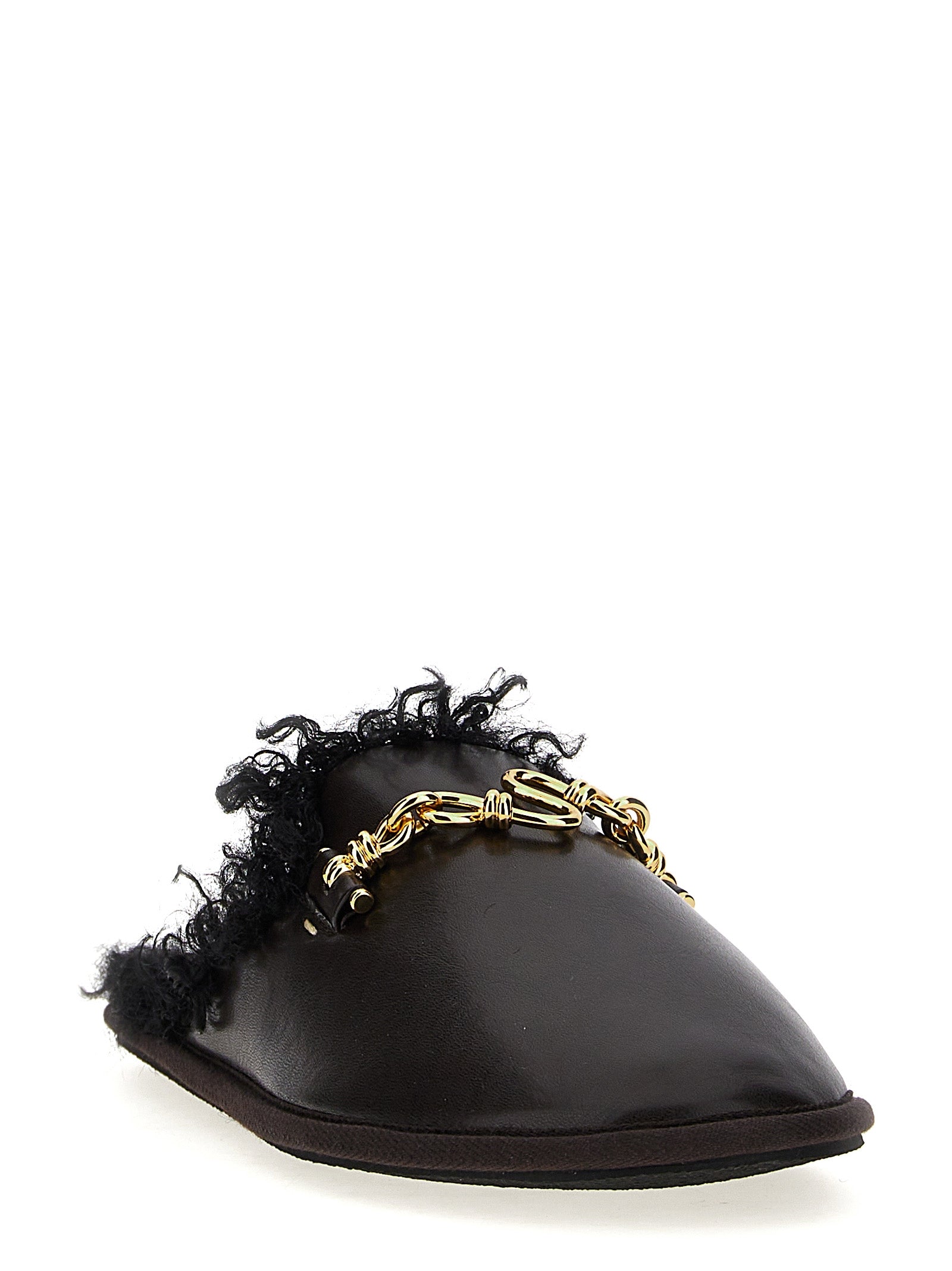 Stella McCartney Braune Mules aus Polyethylen
