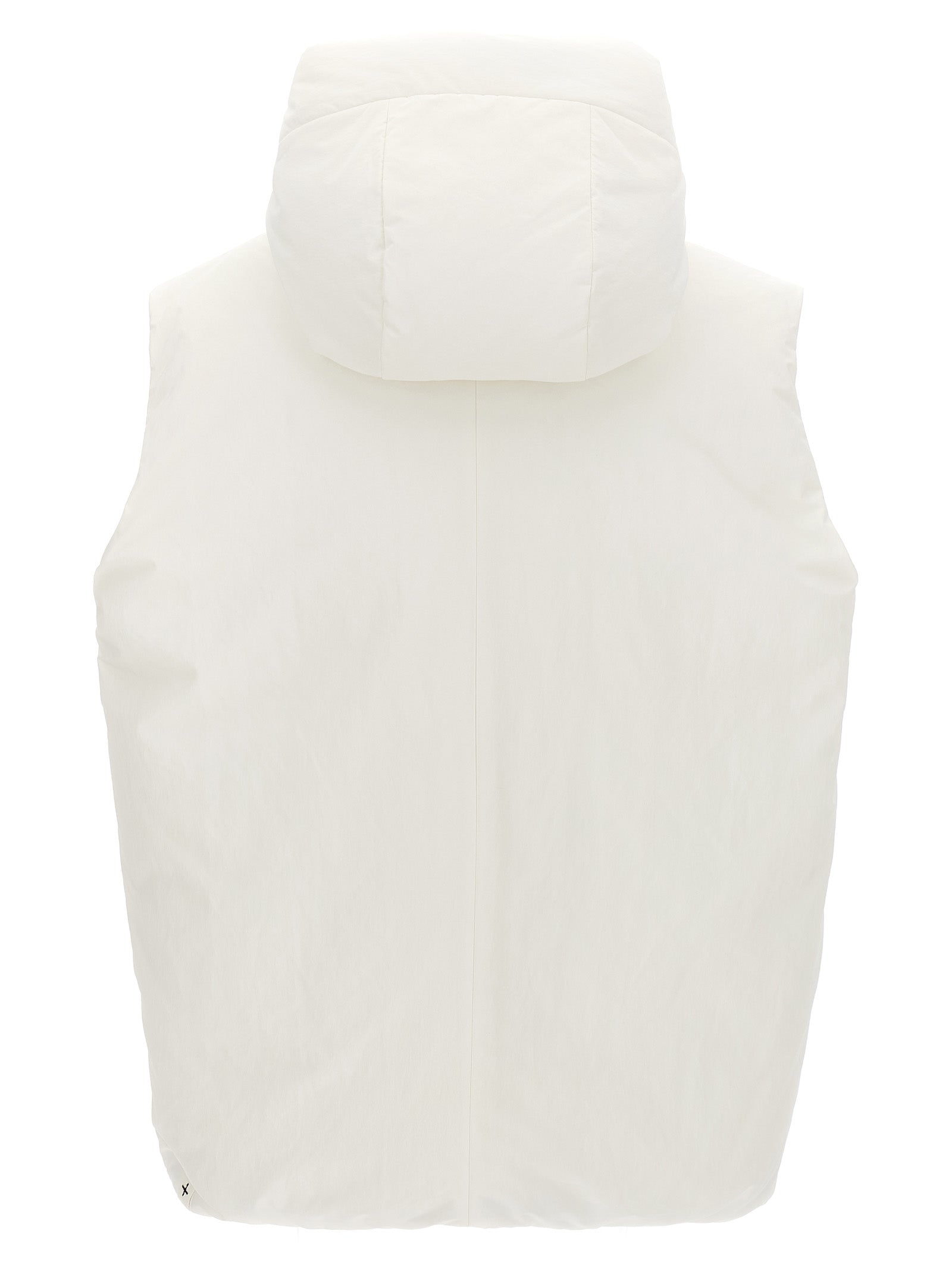 Jil Sander Weiße ärmellose Polyester-Jacke