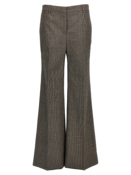 Stella McCartney Graue Wollhose mit ausgestelltem Bein