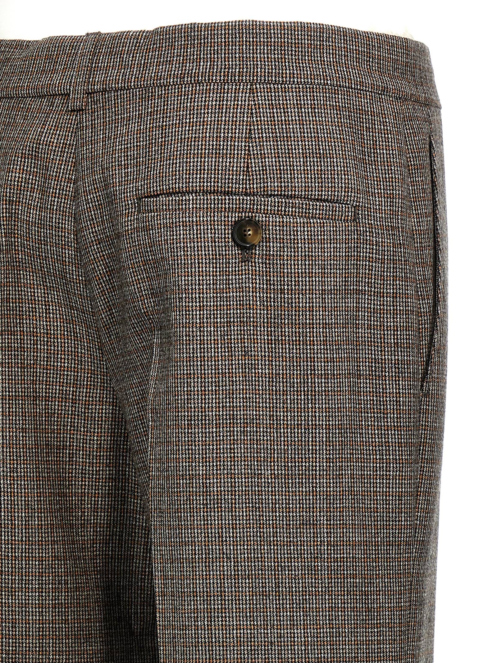 Stella McCartney Graue Wollhose mit ausgestelltem Bein