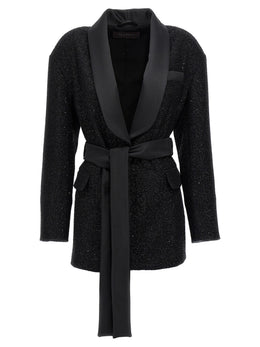 Max Mara Schwarzer Blazer aus Viskose
