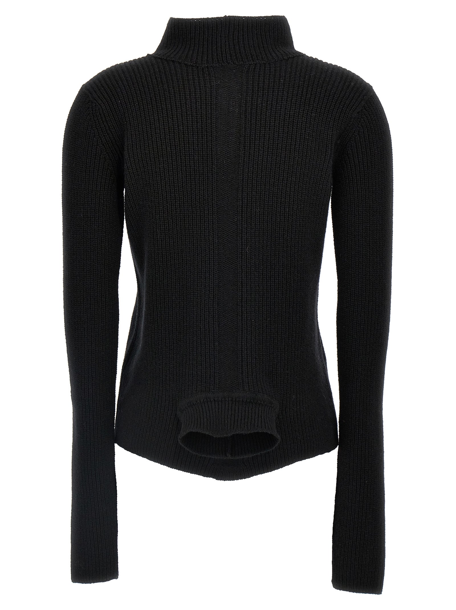 Rick Owens Schwarzer Kaschmir-Cardigan
