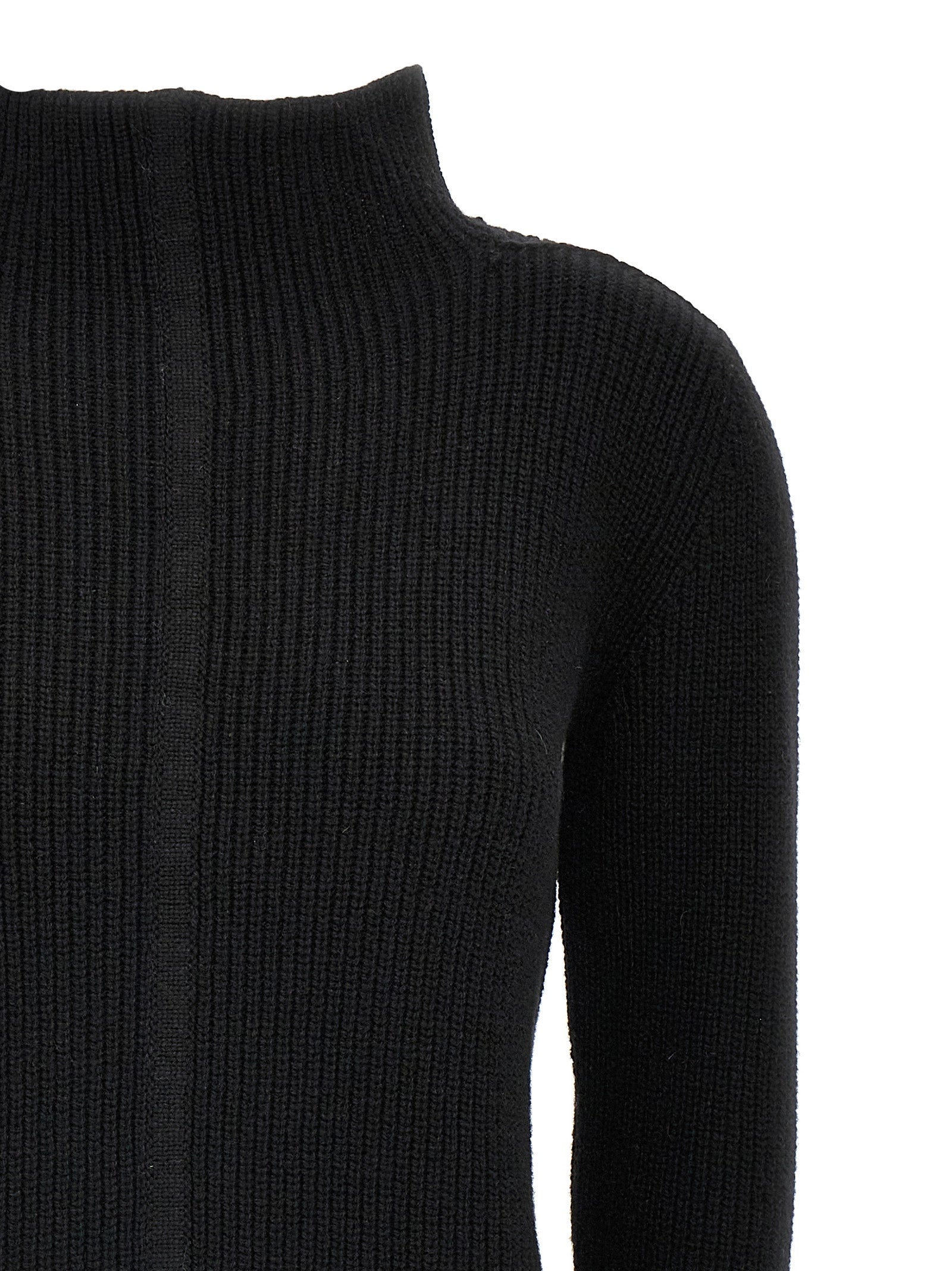 Rick Owens Schwarzer Kaschmir-Cardigan