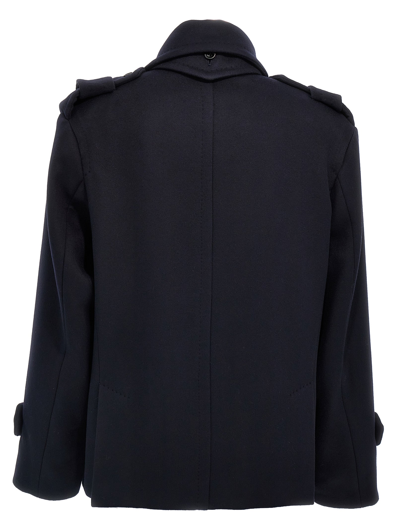 Max Mara Blauer Sakko aus reiner Schurwolle