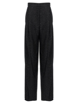 Max Mara Schwarze Viskose-Anzughose