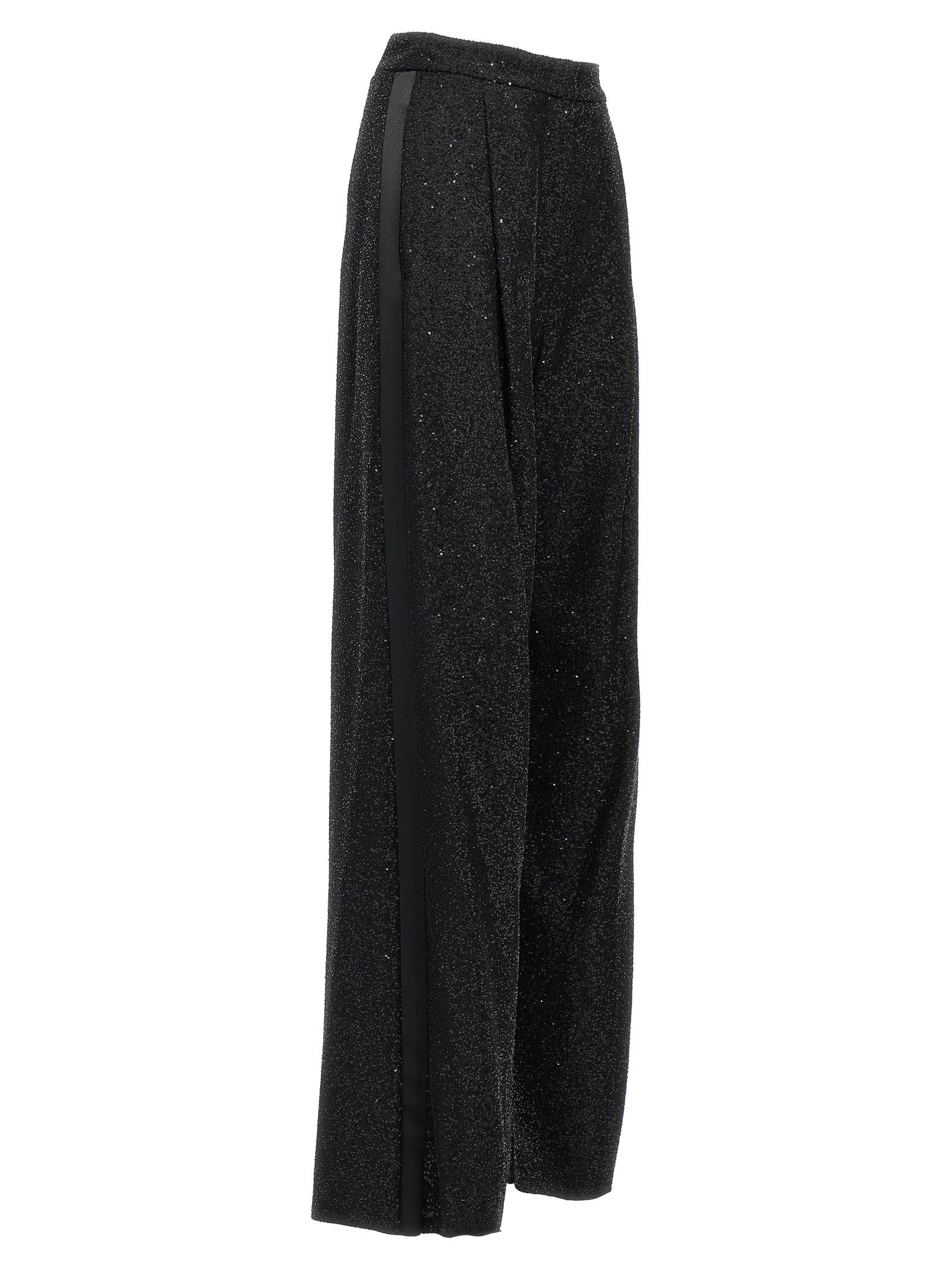 Max Mara Schwarze Viskose-Anzughose