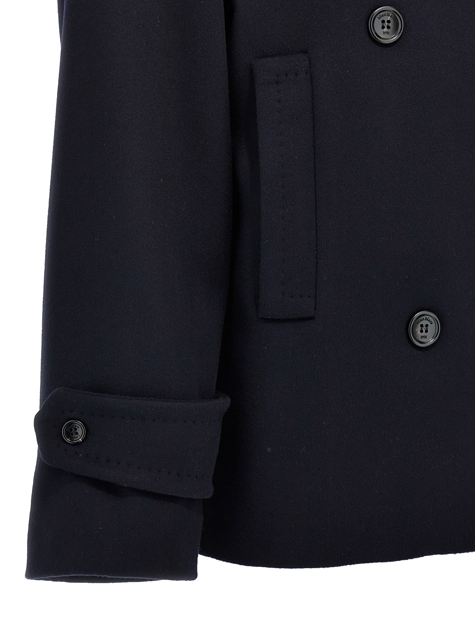 Max Mara Blauer Sakko aus reiner Schurwolle