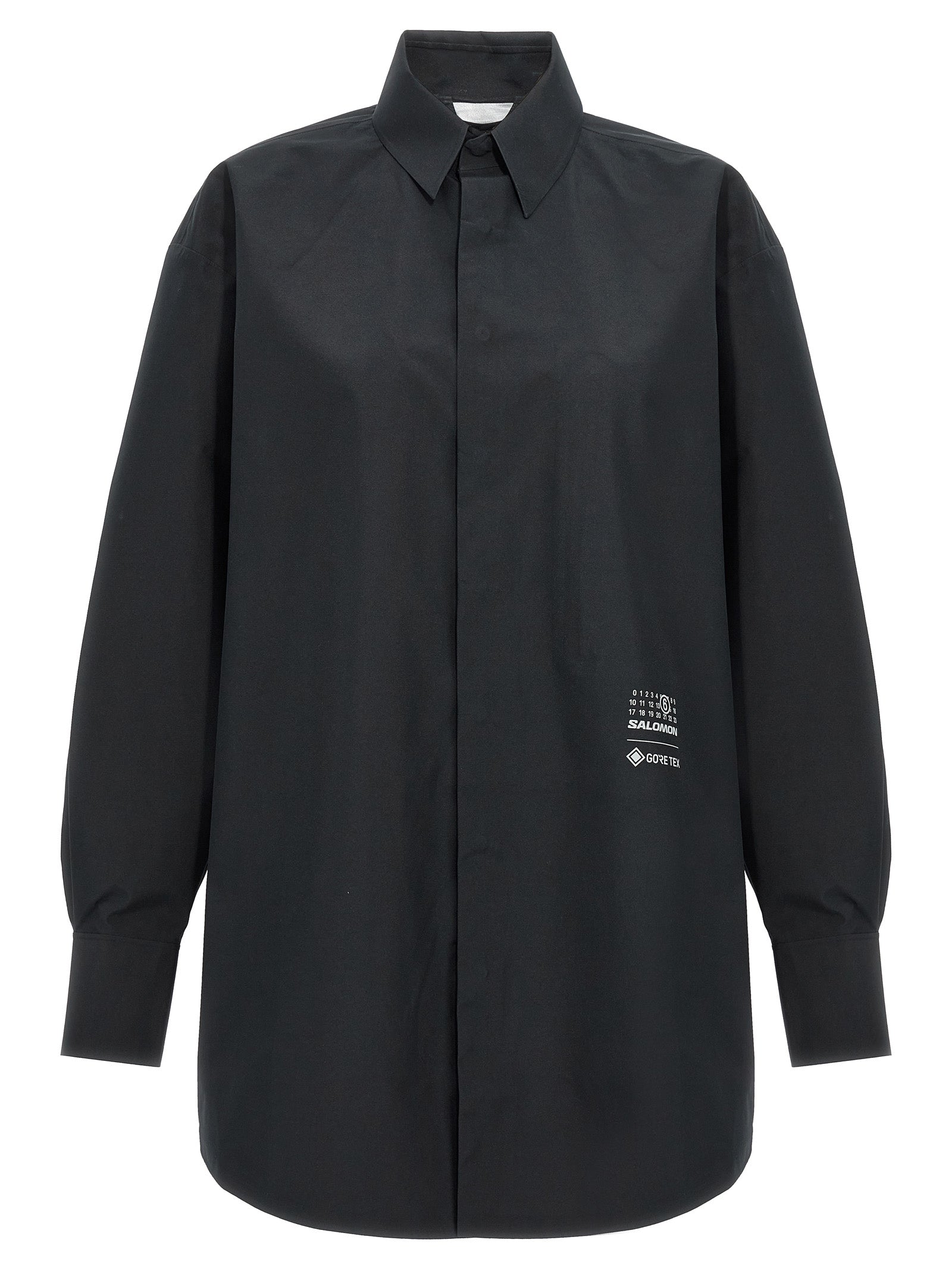 MM6 Maison Margiela Schwarze Bluse aus Polyester