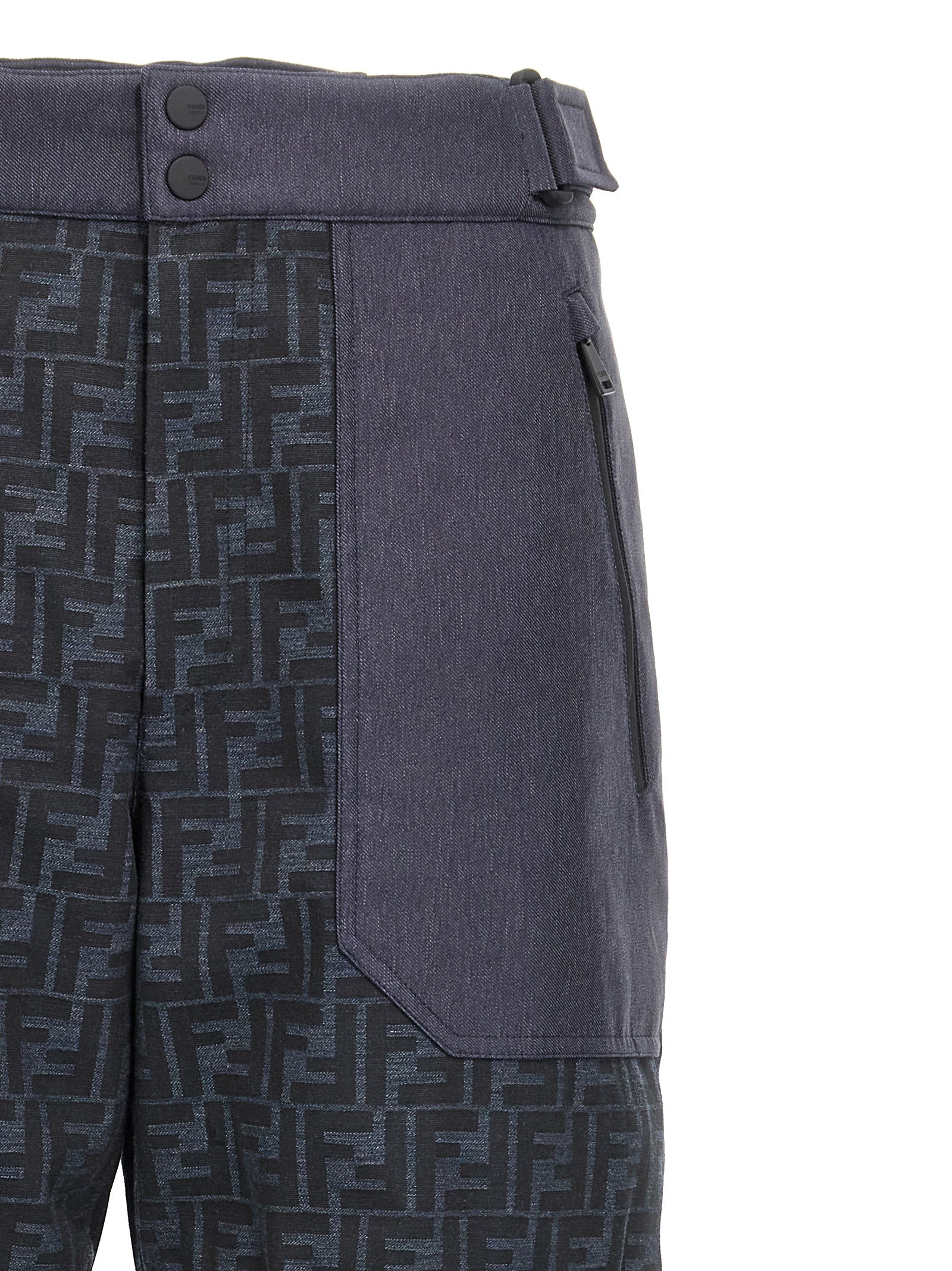 Fendi Blauer Polyamid-Sportswear-Artikel