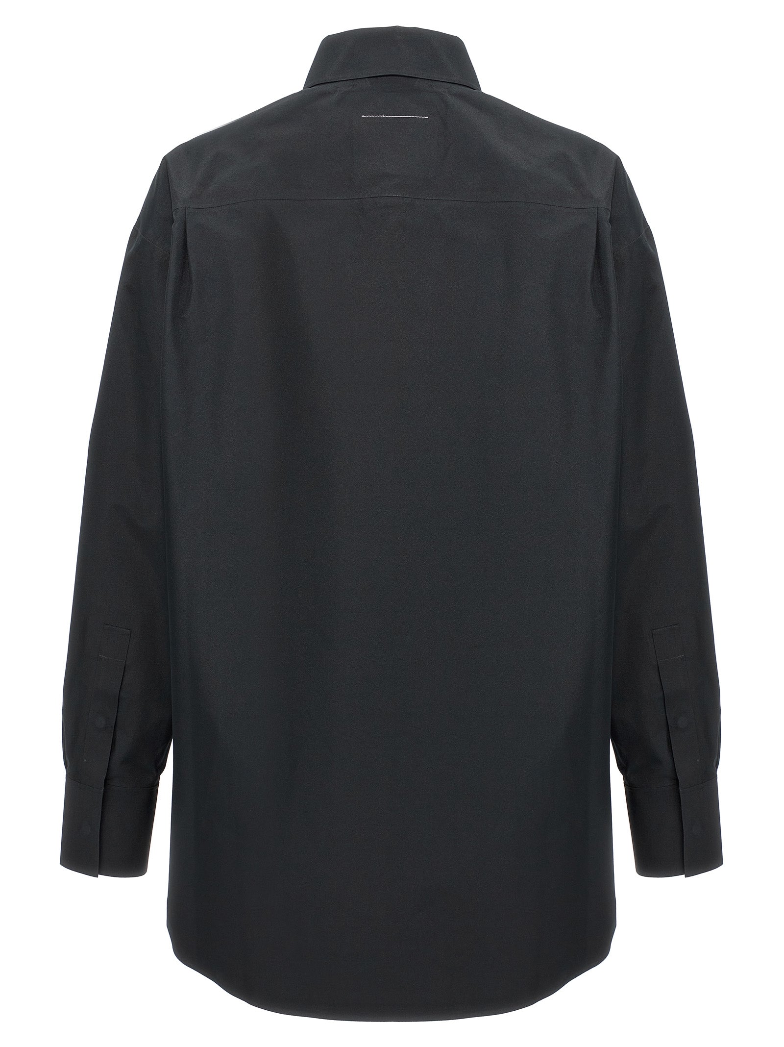 MM6 Maison Margiela Schwarze Bluse aus Polyester