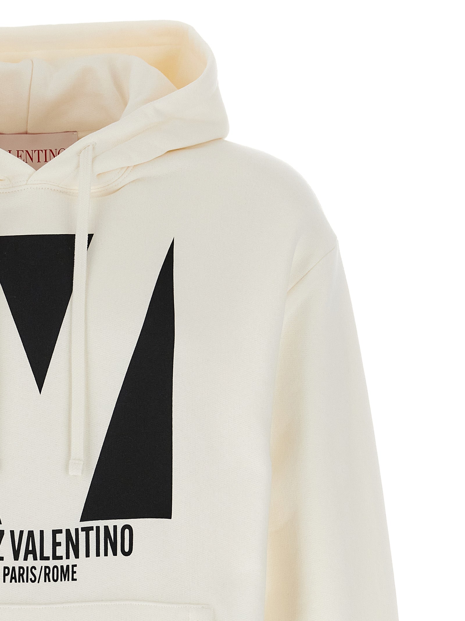 Valentino Garavani Weißes Baumwoll-Sweatshirt