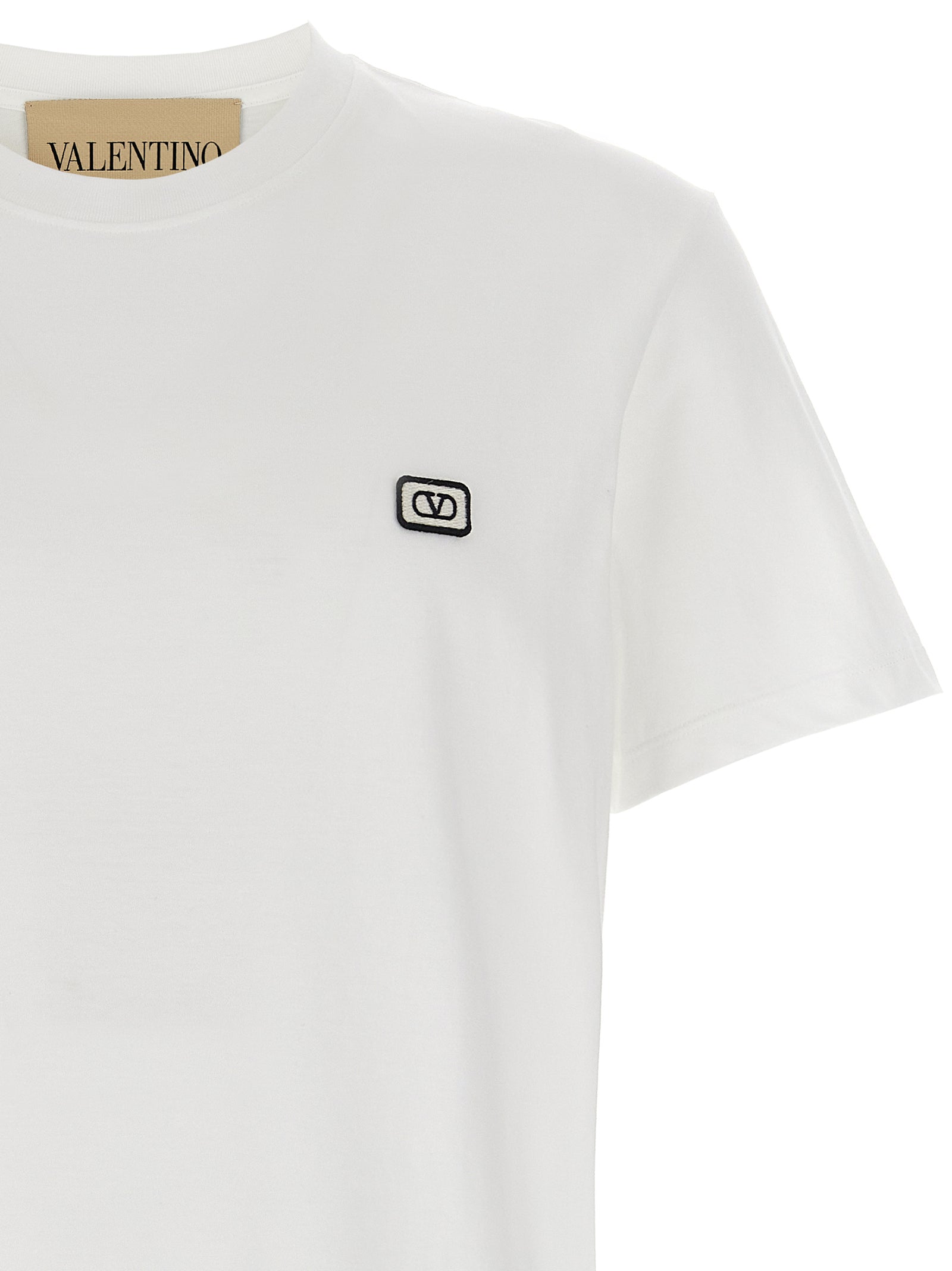 Valentino Garavani Weißes Baumwoll-T-Shirt