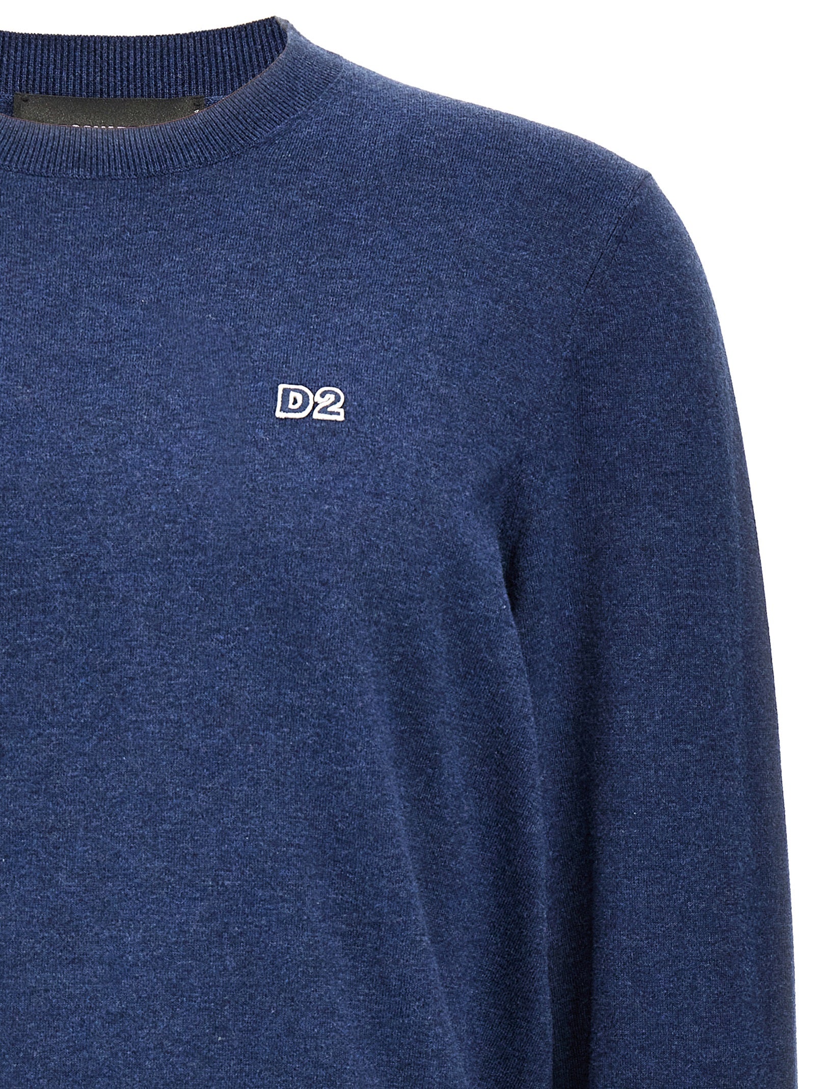 Dsquared² Blauer Baumwollcardigan
