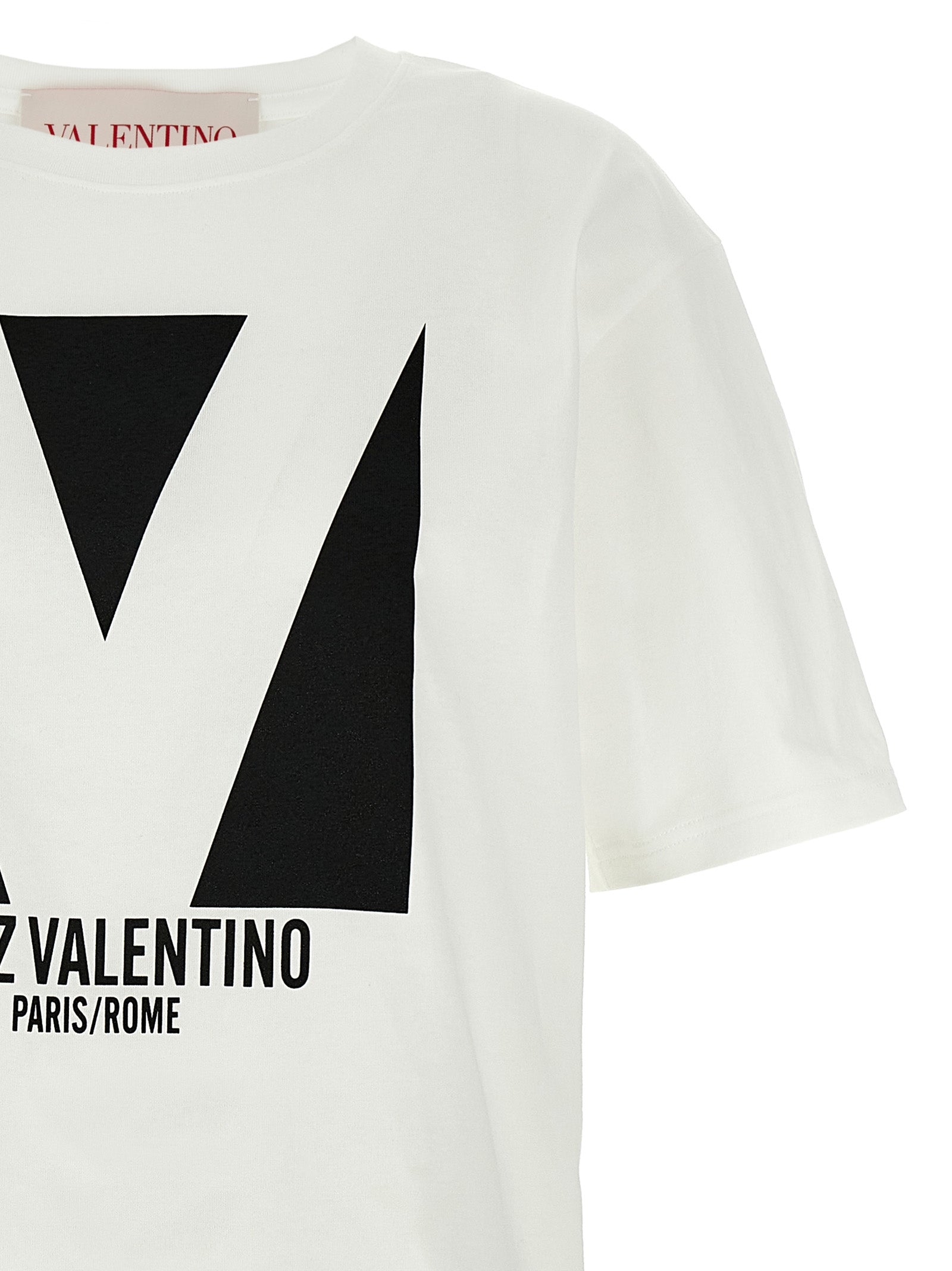 Valentino Garavani Weißes Baumwoll-T-Shirt